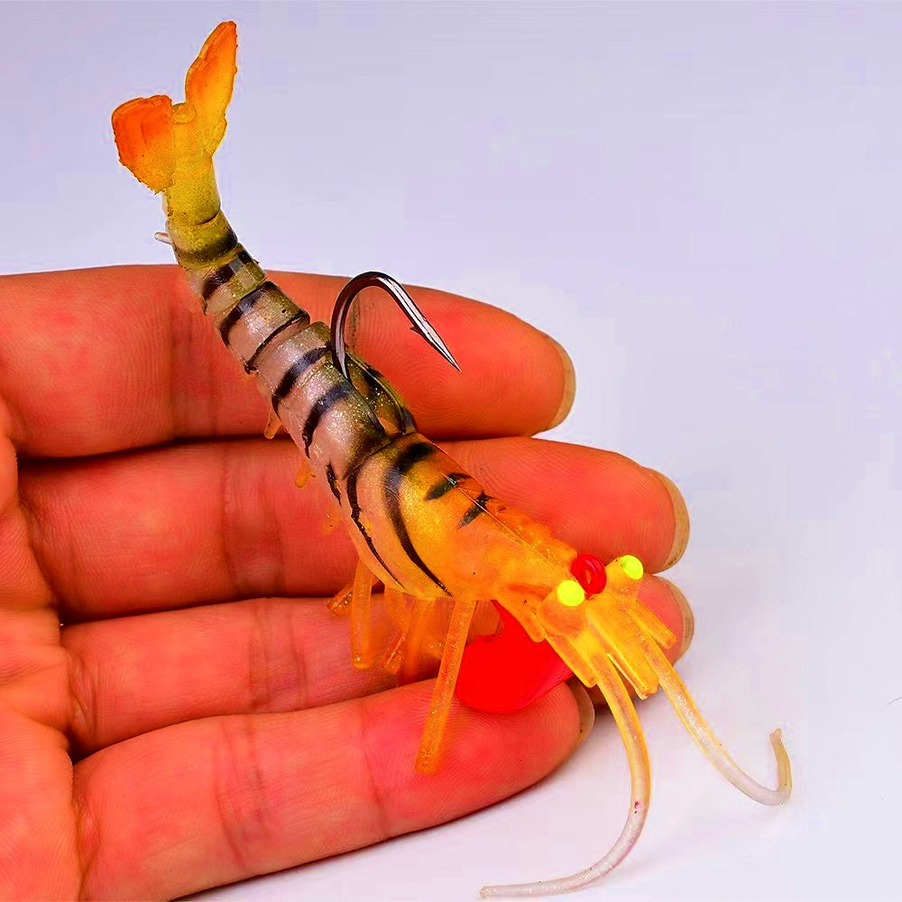 Jointed Shrimp Soft Bait, 7–18 g (0.25–0.63 oz)