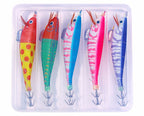 Glow Wood Shrimp Squid Jig Lure, 12 cm 14.3 g (0.5 oz) – product photo