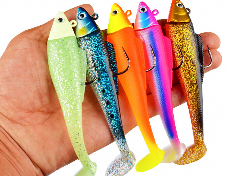 Jig Head Soft Swimbait, T-Tail, 11–13.5 cm (4.3–5.3 in) – product photo