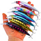 Sinking Minnow Lure, 13 cm (5.1 in) 36 g (1.3 oz), 3 Hooks – product photo