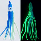 Glow Octopus Skirt Lures, 6/9/12 cm (2.4/3.5/4.7 in) – product photo