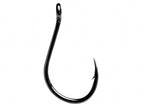 Black Barbed Eyed Hooks, Senmata Style, Boxed, Sizes #0.3–#12 – product photo