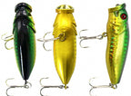 Popper Topwater Lure with Rattle, 6–7 cm (2.4–2.8 in) – product photo