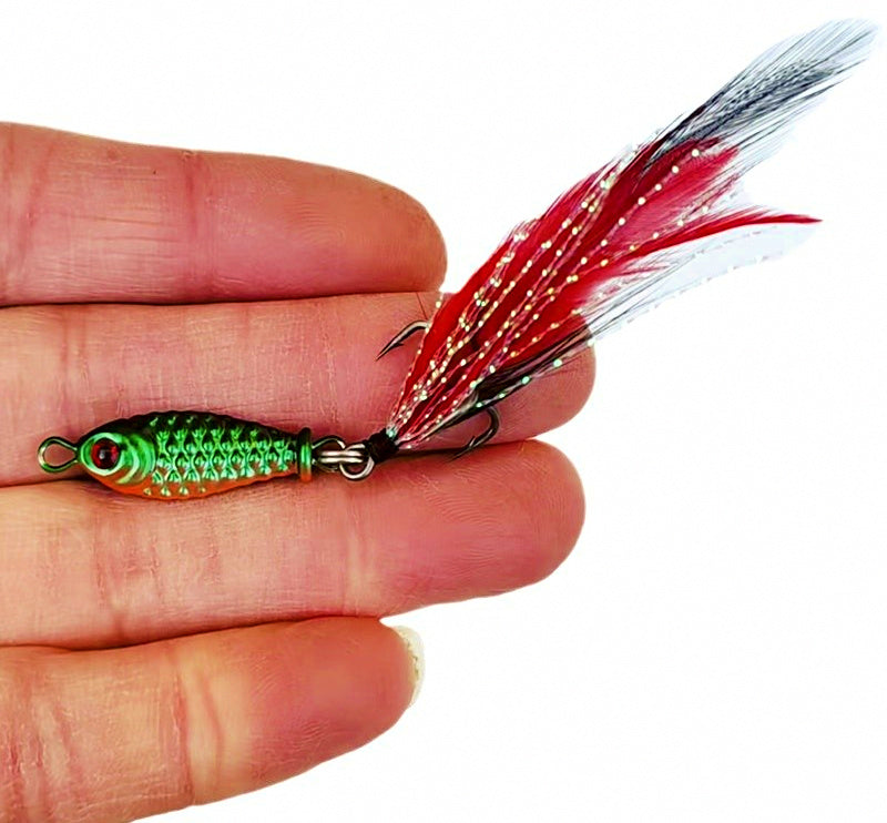 Mini Metal Jig, 5 g (0.18 oz), Optional Feather Hook – product photo