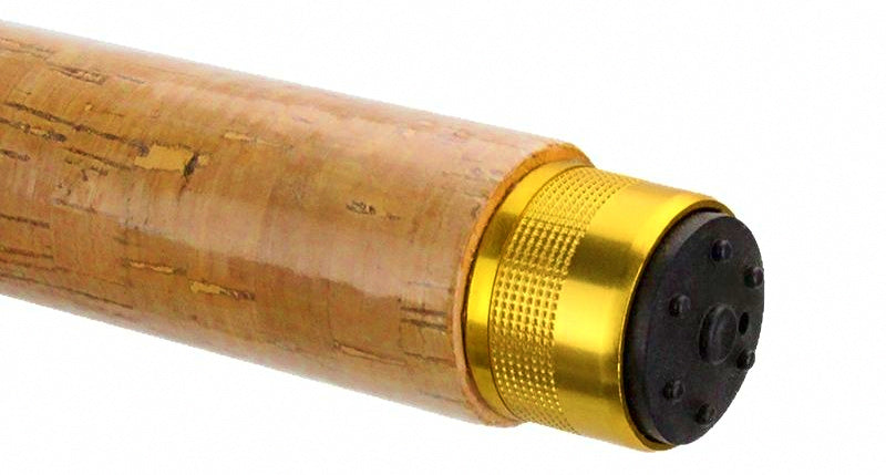 Telescopic Ice Fishing Rod, 60 cm (23.6 in), Wood Grain – product photo