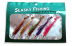 T-Tail Soft Swimbait Set with Jig Heads, 3.5–10 g (0.12–0.35 oz) – product photo