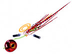 Plated Slow Pitch Jig with Skirt & Hook, 40–200 g (1.4–7.1 oz) – product photo