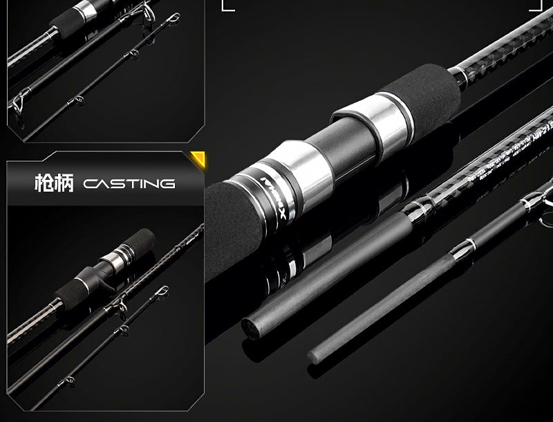 3-Piece Slow Pitch Jigging Rod, 1.83–1.91 m (6.0–6.3 ft) – product photo