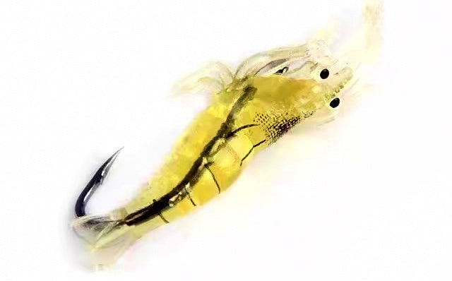 Realistic Shrimp Soft Bait with Hook, Glow Options – product photo