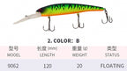 Deep Diving Trolling Minnow Lure, 12 cm (4.7 in), 20 g (0.7 oz) – product photo