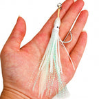 Single Jig Assist Hook, Aramid Wrap, Glow Squid Skin, 2/0–7/0 – product photo