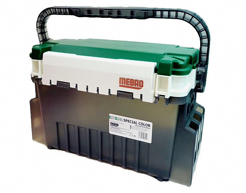 Plastic Tackle Box Seat with Rod Holder Options – product photo