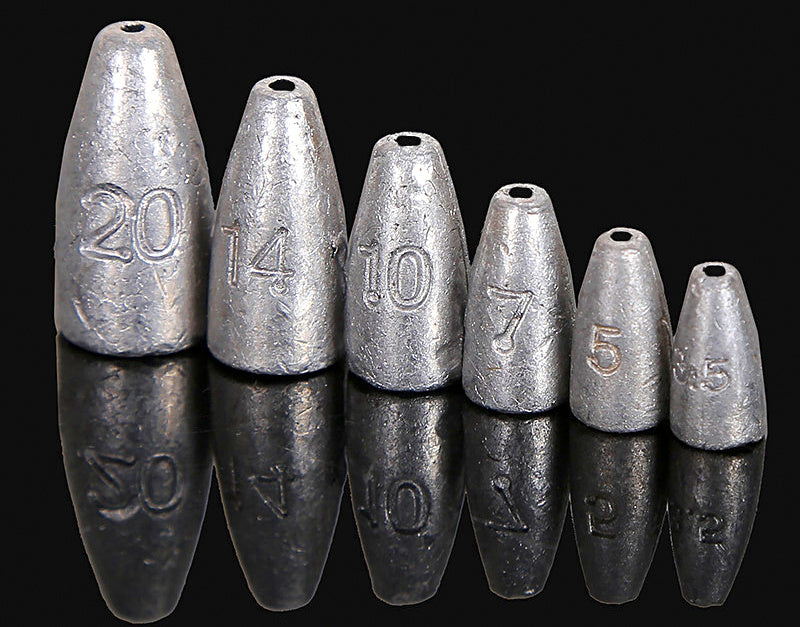 Bullet Sinker Texas Rig Weights, 0.12–0.71 oz (3.5–20 g) – product photo