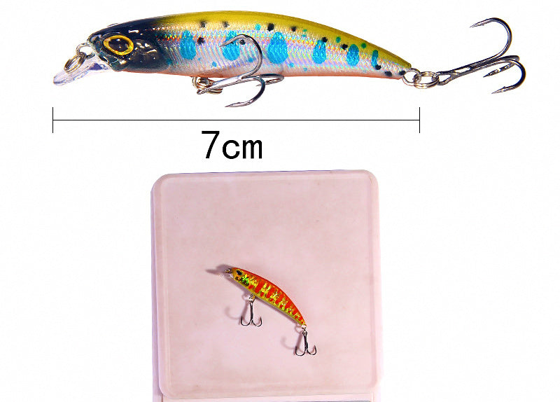 Slow Sinking Minnow Lure, 7 cm (2.8 in) 4 g (0.14 oz) – product photo