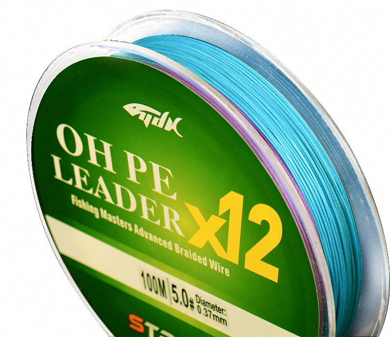 12-Strand Braided PE Fishing Line, 100–1000 m (109–1,094 yd) – product photo