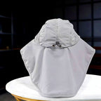 Wide Brim Sun Hat with Neck & Face Cover, Unisex – product photo