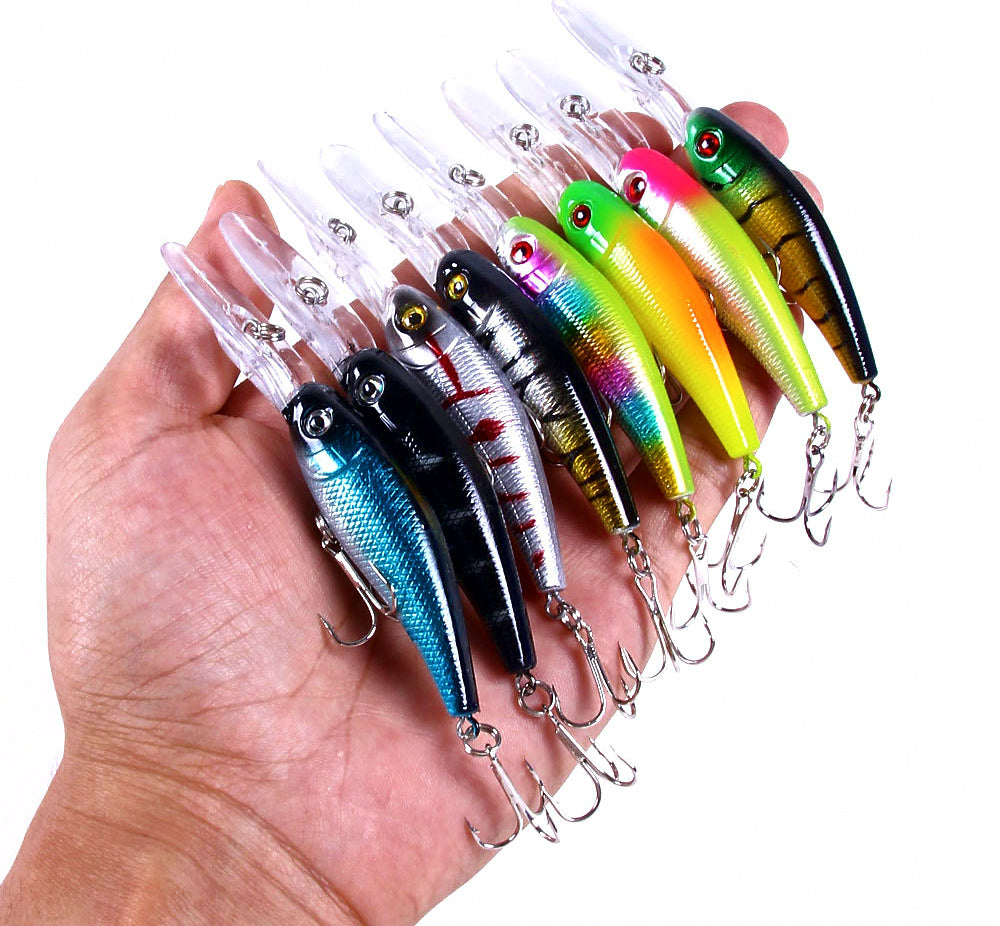 Deep Diving Minnow Hard Bait, 100 mm, 7.8 g (0.28 oz) – product photo