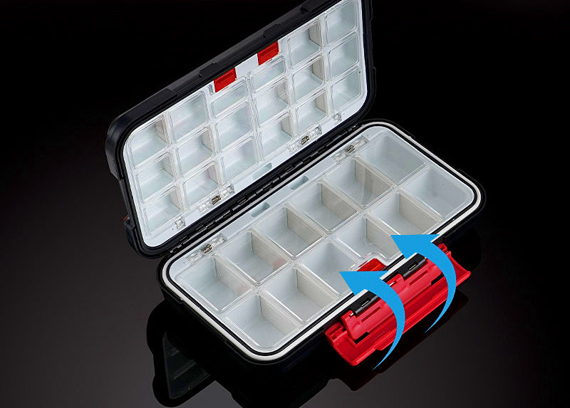 Waterproof Tackle Storage Box, 12/24/30 Compartments – product photo