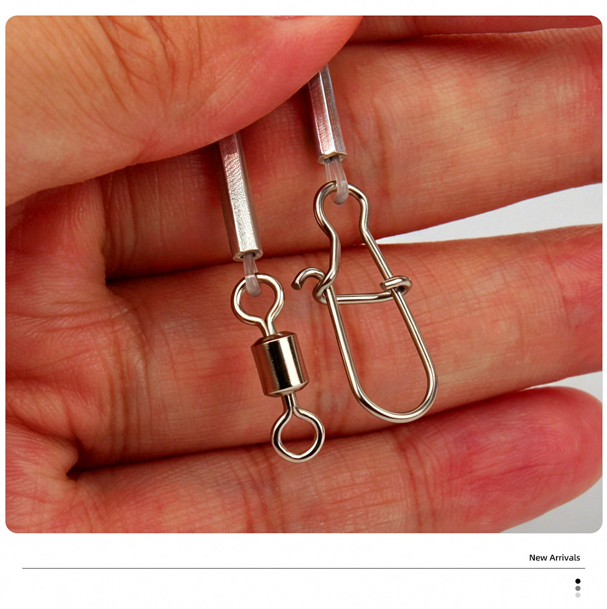 Stainless Steel Boom Rig, 2–3 Hooks, 70–120 cm (28–47 in) – product photo
