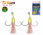 Double Assist Hooks for Jigs, Barbed, 2-Pack, 1/0–3/0 – product photo