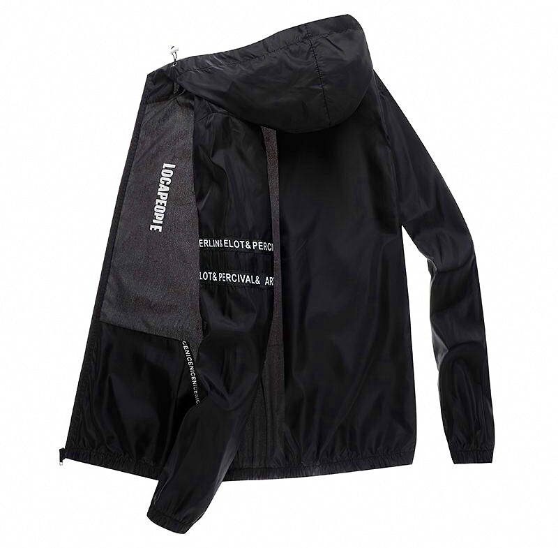 Men's Hooded Sun Protection Fishing Jacket, Lightweight – product photo