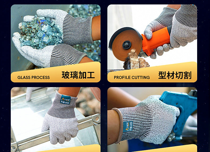 Cut-Resistant Fishing Gloves, Non-Slip, 1/2/6 Pair – product photo
