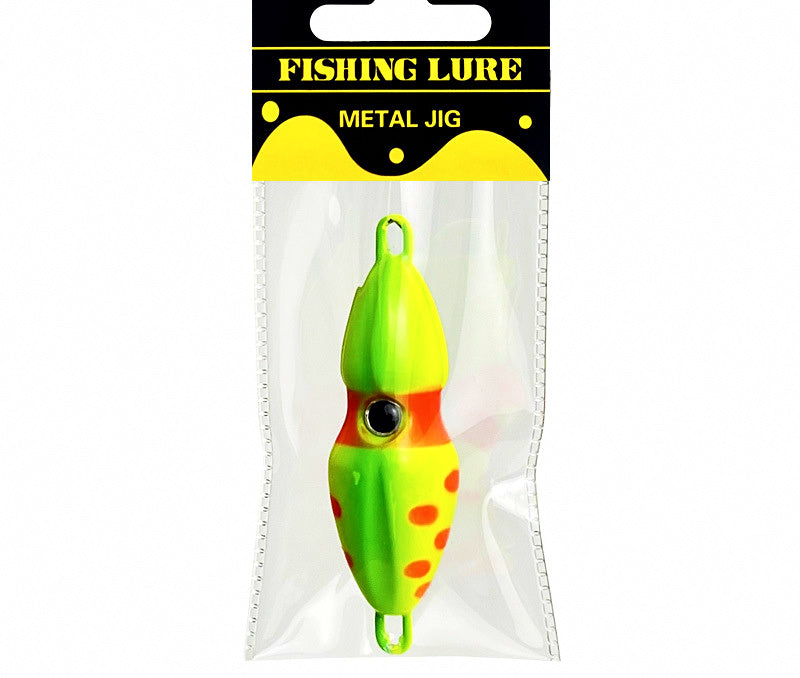 Peanut Iron Jig, 40–250 g (1.4–8.8 oz) Saltwater Jigging Lure – product photo