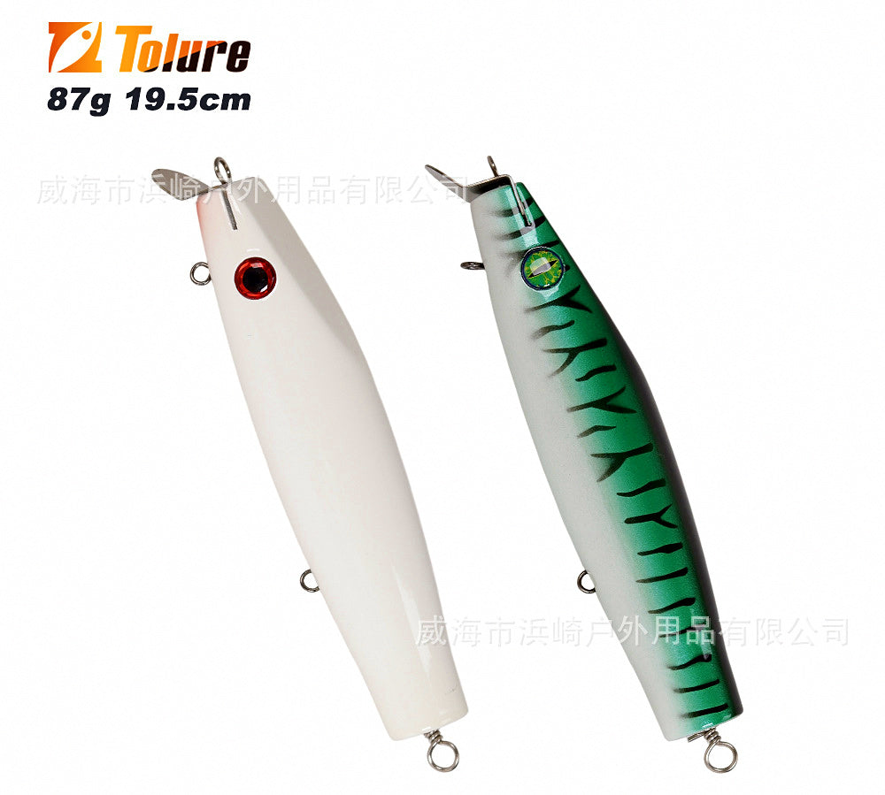 Wooden Minnow Trolling Lure with Diving Lip, 87 g (3.1 oz) – product photo