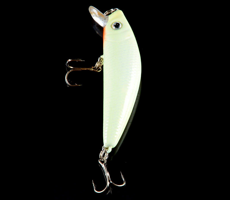 Glow Minnow Hard Lure, 7 cm (2.8 in), 8 g (0.28 oz) – product photo