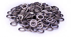 Stainless Steel Solid Rings, 50 Pack, Sizes 1-5 – product photo