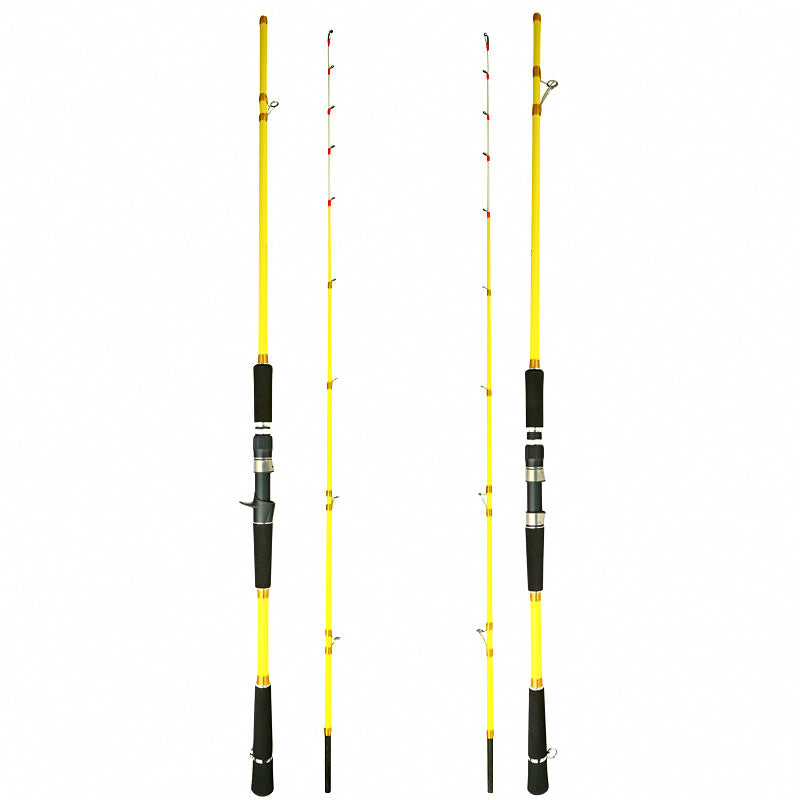 Offshore Boat Fishing Rod, 2-Piece Carbon, 2.1–2.7 m (6.9–8.9 ft)