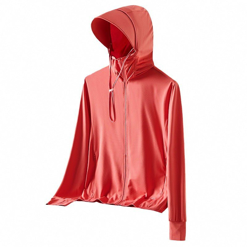 UPF 50+ Hooded Fishing Sun Shirt, Quick-Dry, Men's & Women's – product photo
