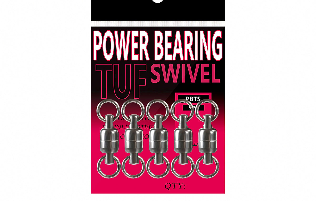Ball Bearing Fishing Swivels, Stainless Steel, 5 Pack – product photo