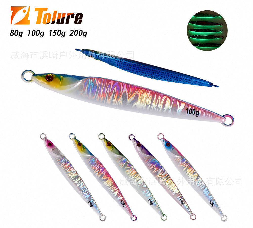 Glow Slow Pitch Jig, 80–200 g (2.8–7.1 oz) – product photo