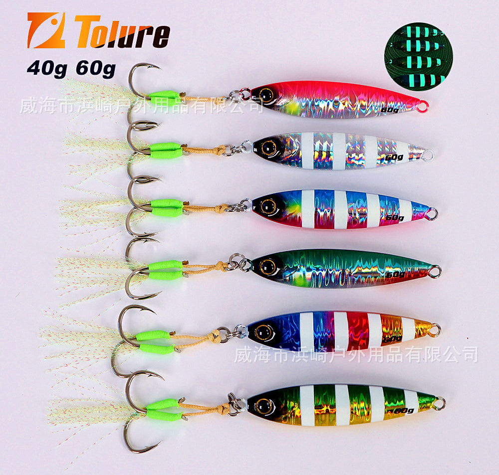 Glow Lead Casting Jig, 40 & 60 g (1.4 & 2.1 oz) – product photo