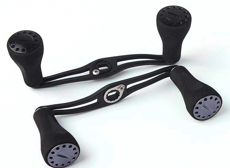 Baitcasting Reel Handle Upgrade, 120 mm S-Plate, EVA Knobs – product photo