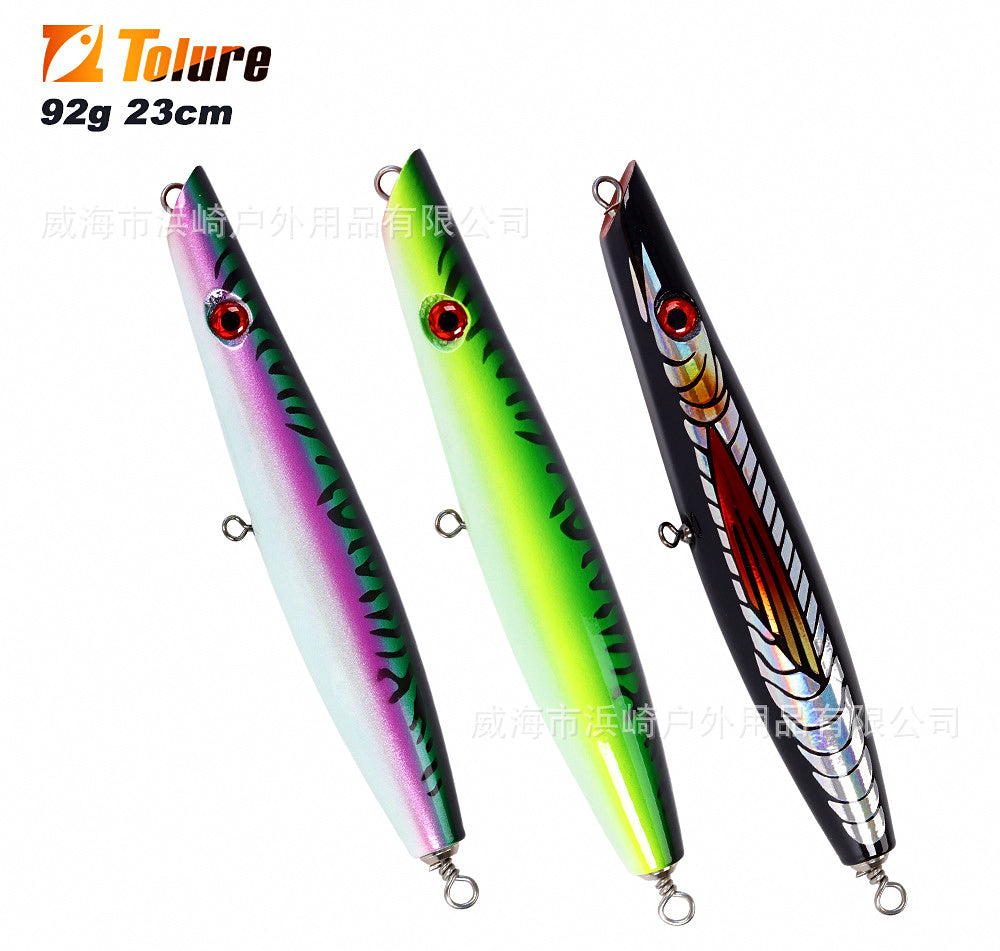 Wooden Surface Pencil Lure, 23 cm, 92 g (3.2 oz) – product photo