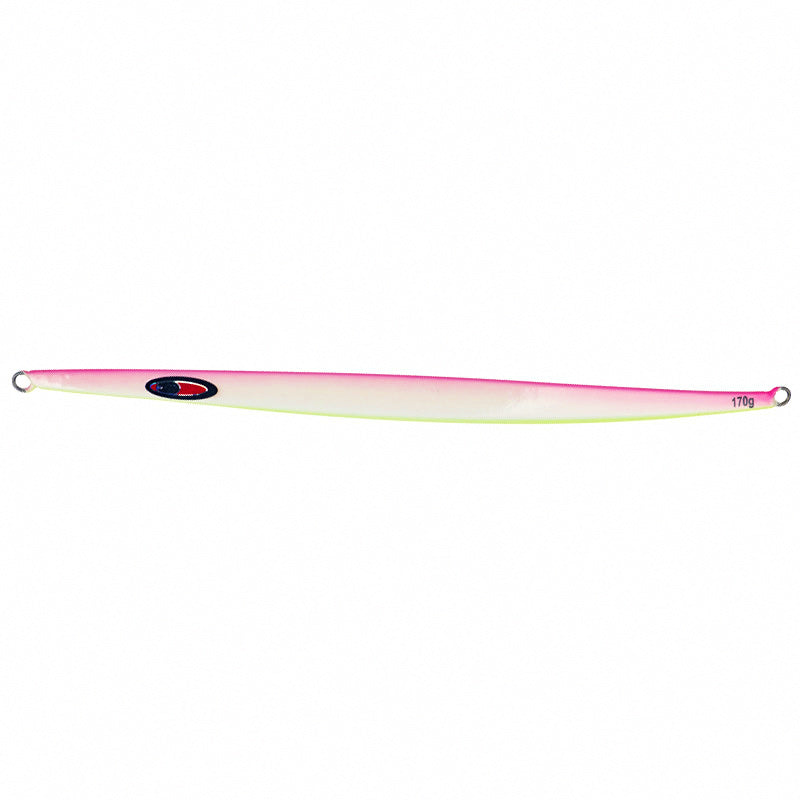 Glow Metal Jig, 170 g (6.0 oz), Long Crescent Body – product photo