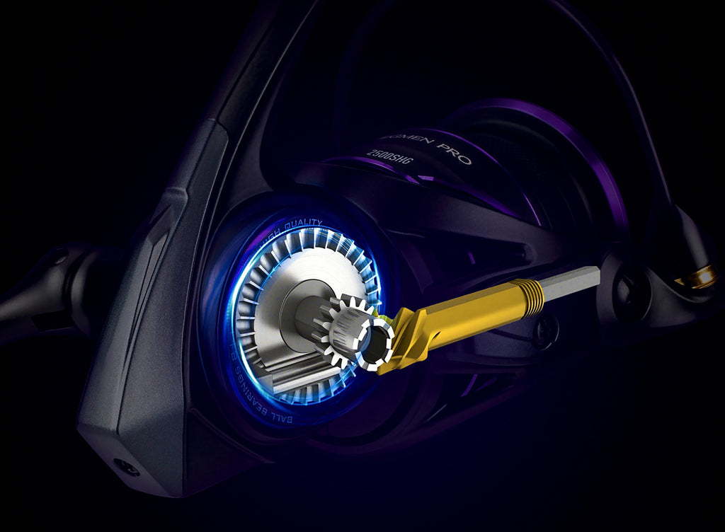 Aluminum Spinning Reel, 9-Bearing, Sizes 1000–5000 – product photo