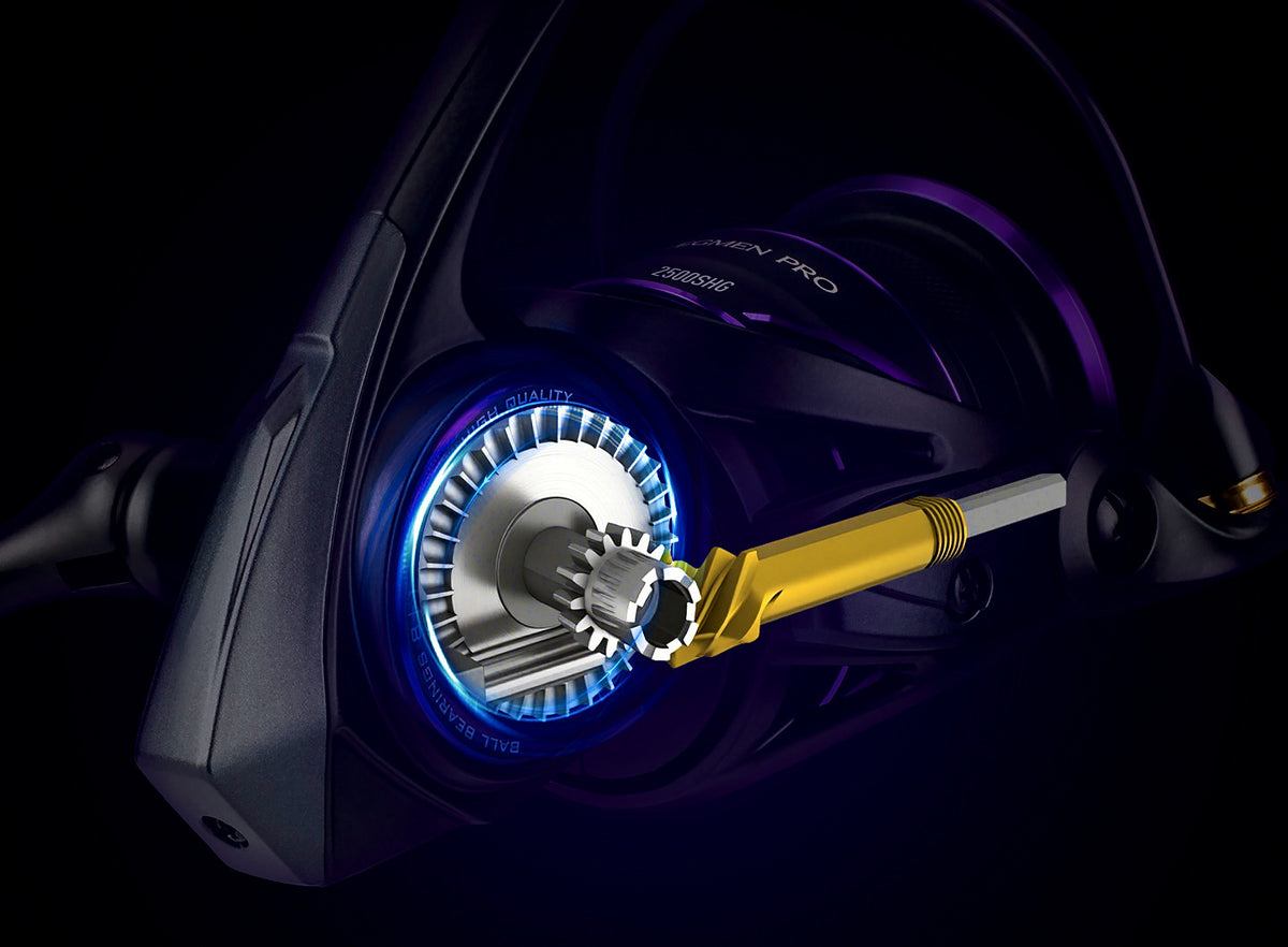 Aluminum Spinning Reel, 9-Bearing, Sizes 1000–5000 – product photo