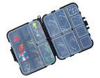 Double-Layer Mini Tackle Box for Lures & Hooks, 9/12 Compartment – product photo