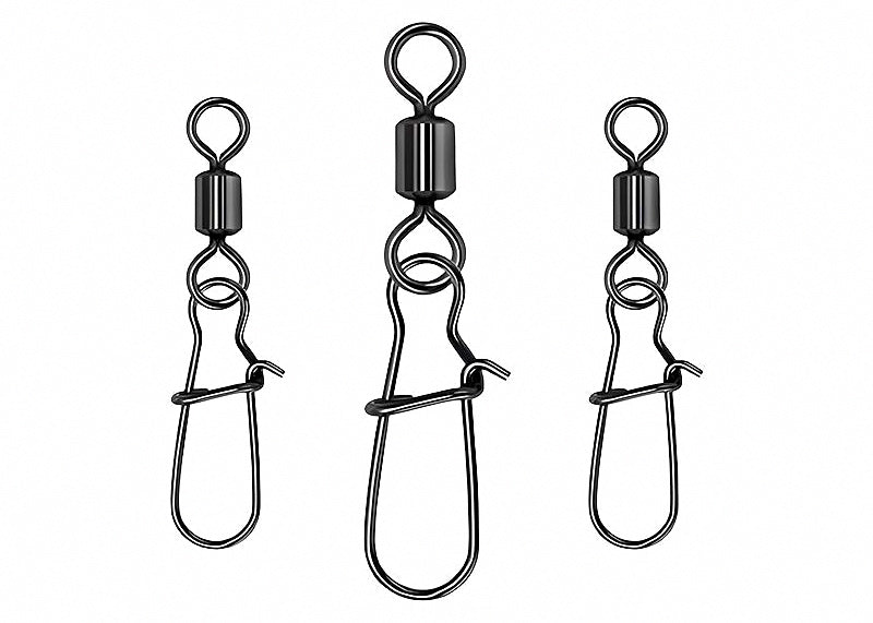 Barrel Swivel with Reinforced Snap, Sizes 14 to 4/0 – product photo