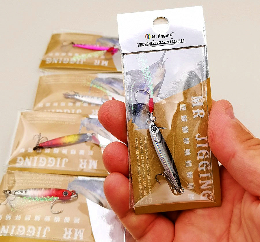 Mini Micro Jig Lure, 3 g & 5 g (0.11 & 0.18 oz) – product photo