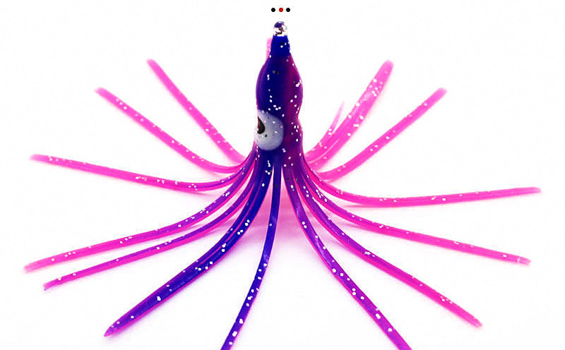 Glow Octopus Squid Skirt Soft Lure, 5-12 cm (2-4.7 in), 5-Pack – product photo