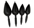 Black Big-Belly Foam Float, 20–80+ g Sinker Capacity – product photo