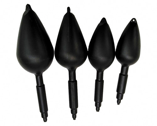 Black Big-Belly Foam Float, 20–80+ g Sinker Capacity – product photo