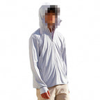 UPF 50+ Hooded Sun Protection Fishing Jacket, Men & Women