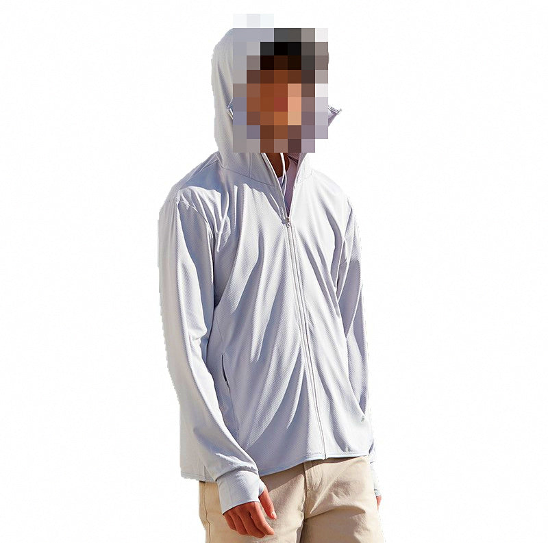 UPF 50+ Hooded Sun Protection Fishing Jacket, Men & Women