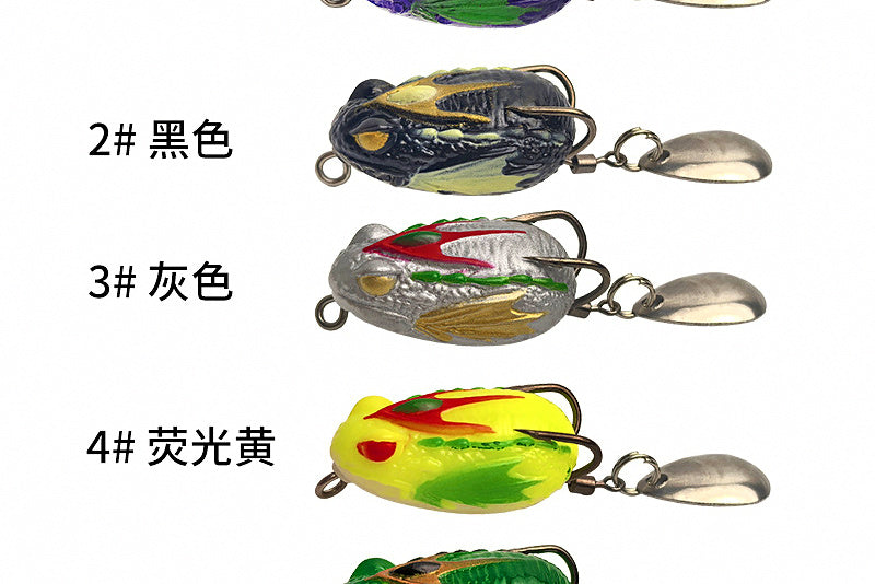Floating Frog Lure with Double Hooks, Thai Style – product photo