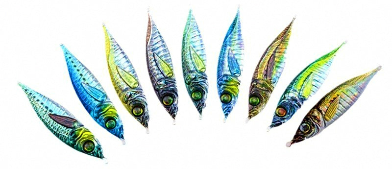 Bass-Shaped Metal Jig with Hook, 7–80 g (0.2–2.8 oz) – product photo